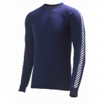 Helly Hansen Men's "HH Dry Stripe Crew", 568 Navy Blue