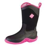Muck_Boots_Womens_Tack_II_Mid_Boot_Black_Pink  (tk2m-404)