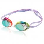 Speedo Vanquisher 2.0 Mirrored Goggles, Rainbow Brights