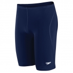 Speedo Men's Solid Jammer (Power Plus) Swimsuit, Navy