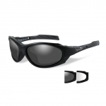 Wiley X XL-1 ADVANCED Sunglasses, 2 Lens Package (Smoke Grey/Clear) / Matte Black Frame