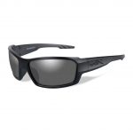 Wiley X WX REBEL Sunglasses, Black Ops, Smoke Grey Lens / Matte Black Frame