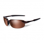 Wiley X WX TOBI Sunglasses, Bronze Lens / Brown Crystal Frame