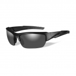 Wiley X WX VALOR Sunglasses, Black Ops, POLARIZED Smoke Grey Lens / Matte Black Frame